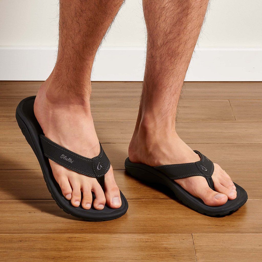 Sandalias Olukai ‘Ohana - Chanclas Hombre Negros 20694-821